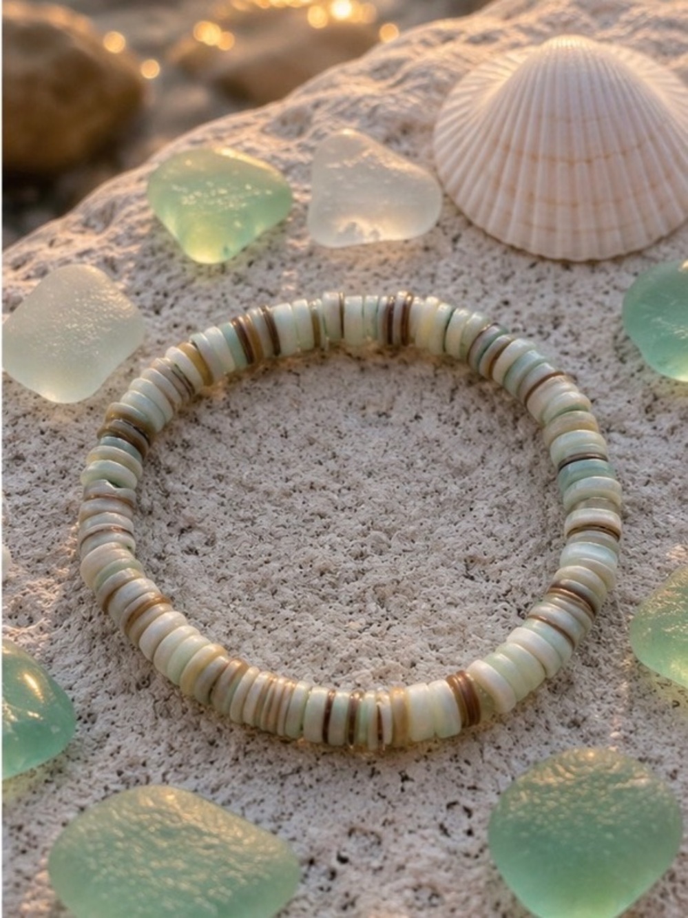 Fluorite Stone Beaded Stome Bracelet - Women Jewelry